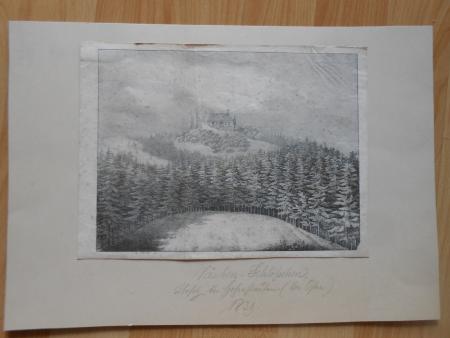 Wäscherschloss Wäscherburg Staufen Göppingen Wäschenbeuren 1839 Hohenstaufen 