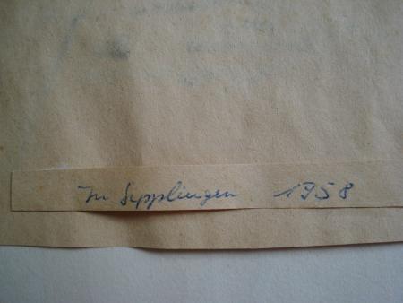 Friedrich BEGHER SIPPLINGEN 1958 Meersburg Ludwigshafen Stockach Bodensee 