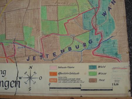 700 Jahre KUSTERDINGEN Unikat Karte 1967 Walter Wießner Tübingen Heimatkunde