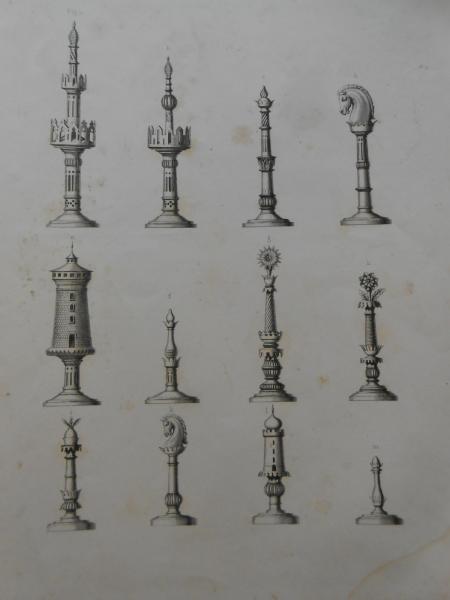 Muster-Werke Nürnberger Bauhütte Carl Heideloff Drechsler Dreher Schachfiguren