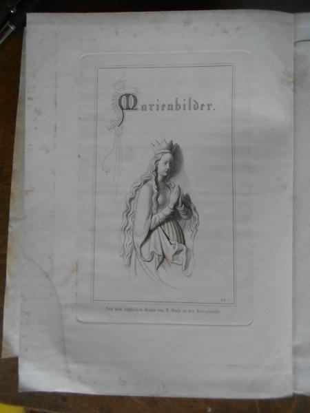 Nürnberger Bildhauerwerke des Mittelalters Marienbilder Friedrich Wagner 1847