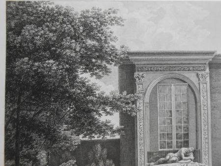 Vue de la Fontaine de Pompone de Bellièvre Vanzelle Lavalée Dormier Büste Prieur