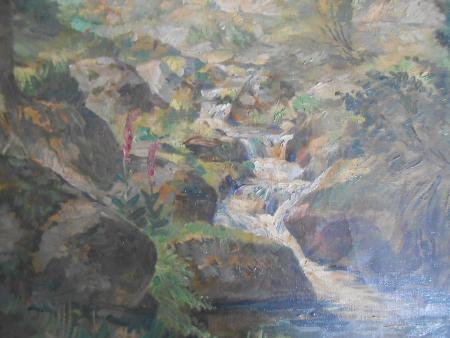 Robert Schlegel 1884 - 1960 Rollwasser Rollwassertal Wildbad Schwarzwald  