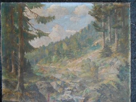 Robert Schlegel 1884 - 1960 Rollwasser Rollwassertal Wildbad Schwarzwald  