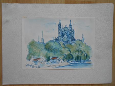 Berta Schleicher Stuttgart Hölzel-Kreis SPEYER Dom Rheinland-Pfalz 1960