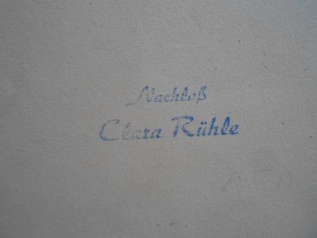  Clara Rühle Stuttgart Hayingen Münsingen Hölzel-Kreis Frauenporträt Kohle