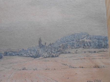 Hans Schiel Bad Berka Weimar Obere Schlossgasse 24 WINTERLANDSCHAFT signiert