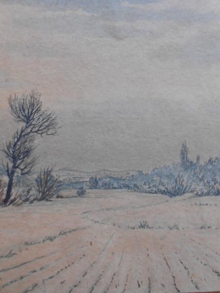 Hans Schiel Bad Berka Weimar Obere Schlossgasse 24 WINTERLANDSCHAFT signiert