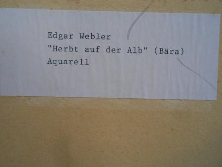 Edgar Webler Nendingen Tuttlingen Herbst auf der Alb Bära Naturpark Obere Donau