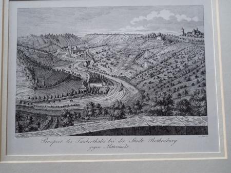 ROTHENBURG TAUBER um 1780! 3 versch. nach Preißer von Hutter Klauber Hofbaur