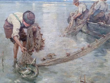 HAUPTWERK Chiemsee-Malerei Hans PÖCK schropp Ansbach 1900 Chieming Prien Gstadt